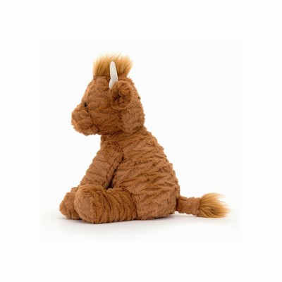 Jellycat Fuddlewuddle Highland Cow Australia | 810752DZA